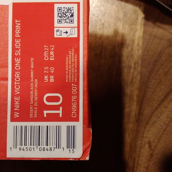 Nike Victori One Slide Print Flip Flops - Picture 6 of 6